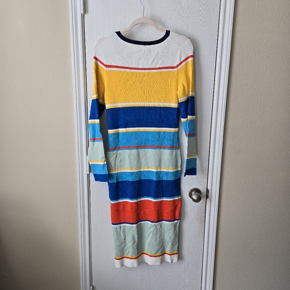 J.Crew Ribbed sweater-dress in stripe - Picture 7 of 13